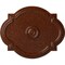 Ekena Millwork Waltz Medallion (Canopies up to 4 1/2"), 21 1/4"W x 17 3/8"H x 1"P, Burnished Mahogany Crackle CM21WABMC - alternate 1